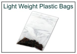 Lightweight 2 mil Plastic Ziploc