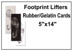 Footprint Lifters - Rubber/Gelatin Cards