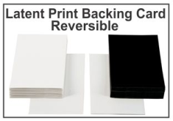 Latent Print Backing Cards - Reversible