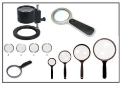 Magnifiers, Hand Held, Electric, Tabletop, Assortment