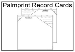 Palm Print Cards