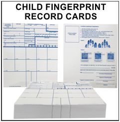 Child Fingerprint Record Cards