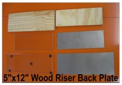 5" X 12" Inking Slab Wood Riser