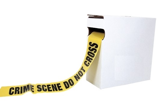 Crime Scene Barrier Tape Dispensing Box