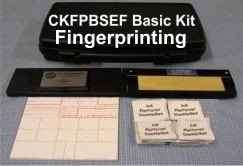 CKFPBSEF Basic Fingerprint Kit, with Folding and #3.5 Inkless Pad