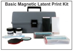 Basic 2 Magnetic Latent Print Kit - Hinged Lifters