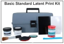 Basic 2 Standard Latent Print Kit - Tape & Backing Cards