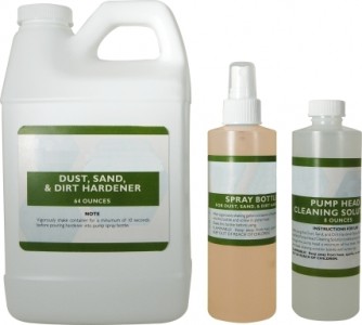 Pump Head Cleaning Solution
Dust, Sand, & Dirt Hardener Kit