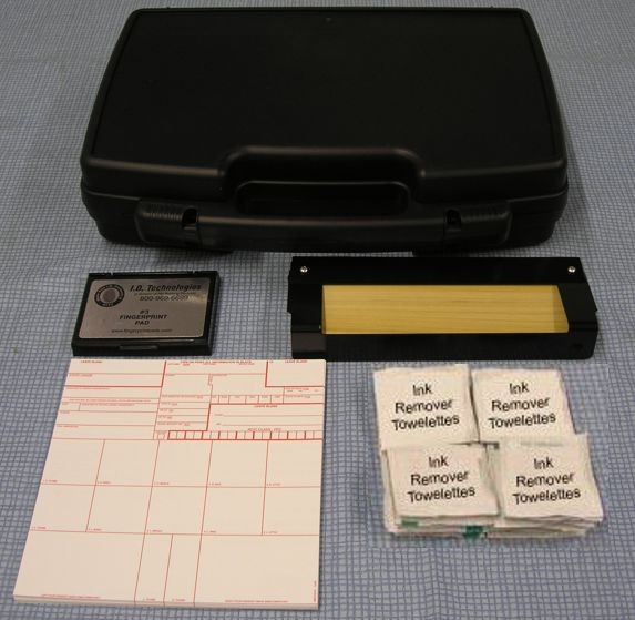 CKFPBSE Basic Fingerprint Kit with the Simi Inkless Pad