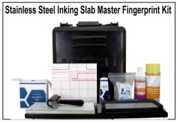 Stainless Steel Slab Master Portable Fingerprinting Kit