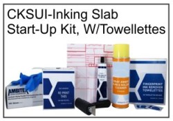 CKSUI Inking Pad START-UP Kit W/Towellettes
