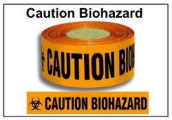 CAUTION BIOHAZARD Tape