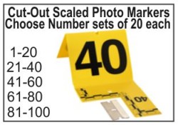 Crime Scene Evidence Cut-Out Photo Markers 
Photo Marker with Cut-Out Scale - 1 - 20
Crime Scene Photo Markers
Evidence Collection Photo Markers
Crime Scene Markers
Evidence Markers