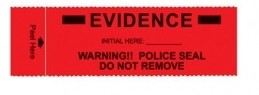 Evidence Warning Seal Tape