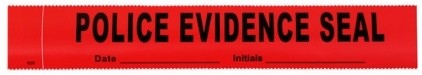 Police Evidence Seal 100/pkg.
Evidence Warning Tape