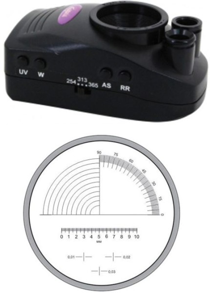 10X General Purpose 6 Mode Magnifier with Scale