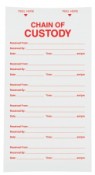 Chain of Custody Evidence Labels