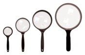 2" Dia. 3X Handheld Acrylic Lens Magnifier