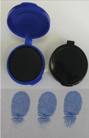 Thumbprint ink pad, Inkless, Fingerprint pad