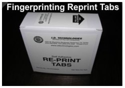 Fingerprint Card Reprint Tabs
Re-Print Tabs
Applicant Reprint Tabs
Reprint Tabs