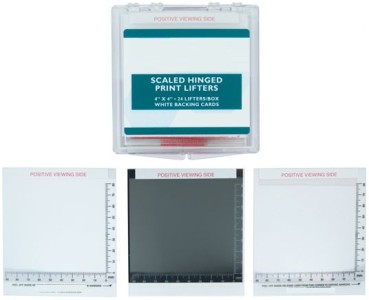 Transparent Hinged Print Lifters - Scaled 4" x 4" - 12/box
