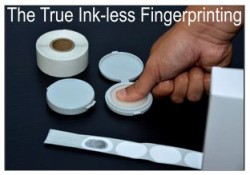 True Inkless Fingerprint Pads Label System 
Live Scan True-Inkless Fingerprint Pads
Box of 6 True-Inkless Rolls/Labels