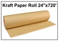 Kraft Paper Roll, 24"x720'