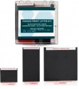 Black Hinged Palm Print Lifter Basic Hinged Print Lifter Kit - 48/box
