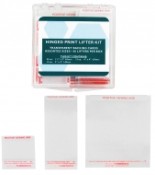 Transparent Hinged Palm Print Lifter Basic Hinged Print Lifter Kit - 48/box