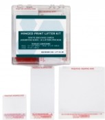 White Hinged Palm Print Lifter Basic Hinged Print Lifter Kit - 48/box