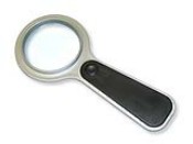 Magnifier with Light
Handheld Acrylic Lens Magnifier w/Light