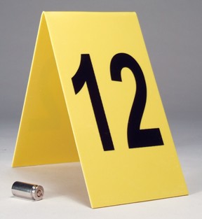 Crime Scene Evidence Photo Direction
Evidence Markers numbered 1-50
Evidence Markers numbered 51-100
Evidence Markers
Crime Scene Markers