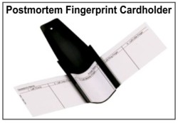 Postmortem Cardholder
Postmortem Fingerprint Cardholder & Inking Tool