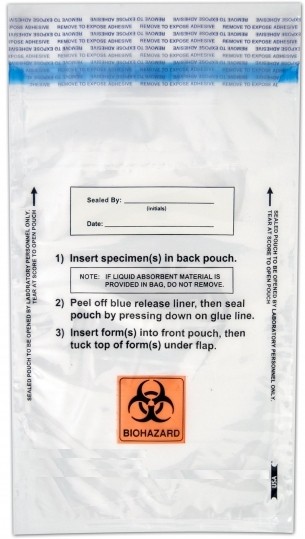 Specimen Bag 6" x 10"