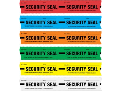 Orange & White Sawtooth® Write-On Security Tape - 5 rolls/case