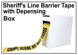Crime Scene Barrier Tape Sheriff's Line