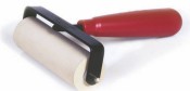 4" Standard Paste Ink Roller with Wood Handle