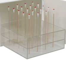 Swab Carrying Case with Rack