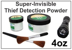 Super-Invisible Thief Detection Powder