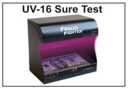 UV16 Sure Test
UV-16 Sure Test Dual Light Sensor
Fraud Sure Test