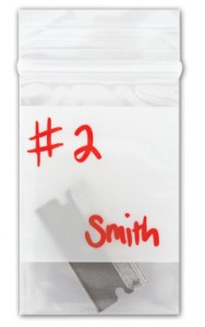 Ziplock Write-On Plastic Evidence Bags
Evidence Bags