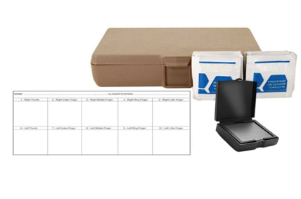 Elimination Fingerprint Kit
CKFPEL LI, Light Ink, Semi-Inkless Pad Elimination Print Kit