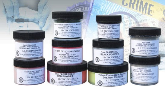 Silver / Red Latent Print Powders - 16oz