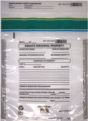 Inmate Property Bags, Tamper Evident Evidence Bag